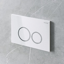 Grossman Инсталляция для подвесного унитаза Galaxy 97.01.000 с белой глянцевой клавишей смыва – фотография-8